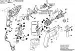 Bosch 0 603 246 742 PSB 400 RE Percussion Drill 240 V / GB Spare Parts PSB400RE